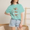 8600608978099400134_2048-1.jpeg Teacher Peach T-Shirt — "Ms. ARNOLD" Personalized Floral Apple Tee