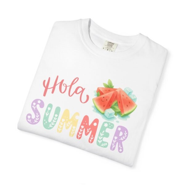 9043052145632049989_2048.jpeg Hola Summer Watermelon Shirt | Cute Summer Graphic Tee | Spanglish Summer Shirt | Beach Vacation Tee | Colorful Summer T-Shirt
