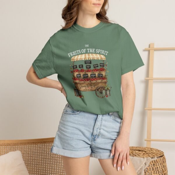 9064095757253266900_2048-1.jpeg The fruit of the spirit Farmer's Market Flower Cart T-Shirt — Rustic Floral Market Stall Tee