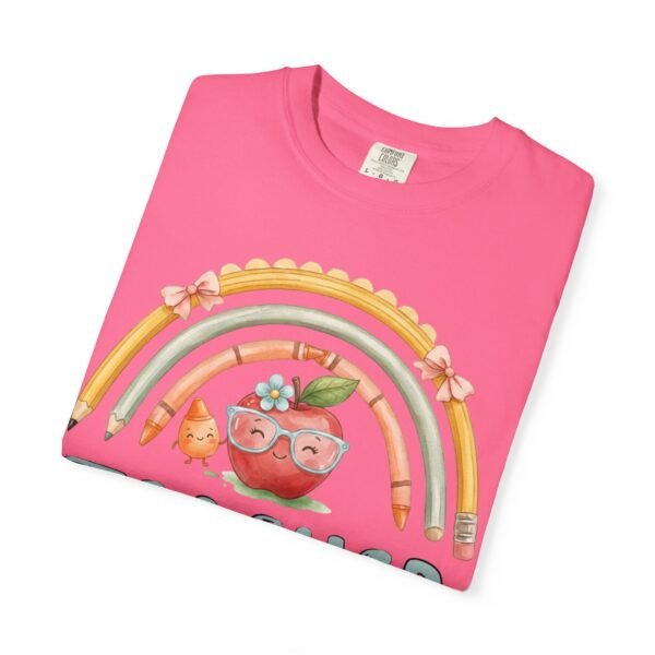 921386503135044075_2048-2.jpeg Teacher Apple Rainbow T-Shirt — Cute Back-to-School Gift for Educators