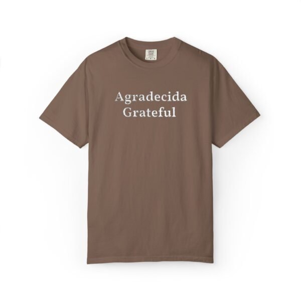 9428924395924477423_2048.jpeg Grateful "Agradecida" Tee — Garment-Dyed Spanish Gratitude T-Shirt