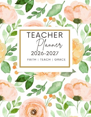 Teacher Floral Planner