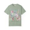 10563193858051794770_2048.jpeg Paz Floral T-Shirt – 'Peace Be With You' Garden Graphic Tee