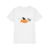 10636240465610812575_2048.jpeg Boo! Shark Goldfish Kids Tee | Funny Cartoon Fish Shirt