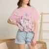 10696560228100661362_2048.jpeg Paz Floral T-Shirt – 'Peace Be With You' Garden Graphic Tee