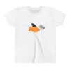 10971550885915864735_2048.jpeg Boo! Shark Goldfish Kids Tee | Funny Cartoon Fish Shirt