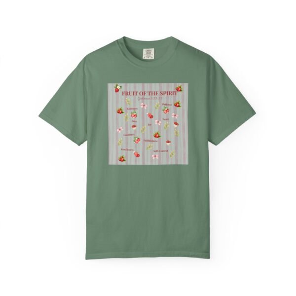 11073184730831597686_2048-1.jpeg Fruit of the Spirit T-Shirt | Christian Scripture Floral Design (Comfort Color)
