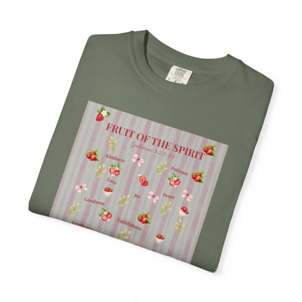 11113339609985528845_2048-1.jpeg Fruit of the Spirit T-Shirt | Christian Scripture Floral Design (Comfort Color)