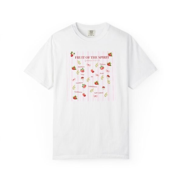 15440296616964864945_2048-1.jpeg Fruit of the Spirit T-Shirt | Christian Scripture Floral Design (Comfort Color)