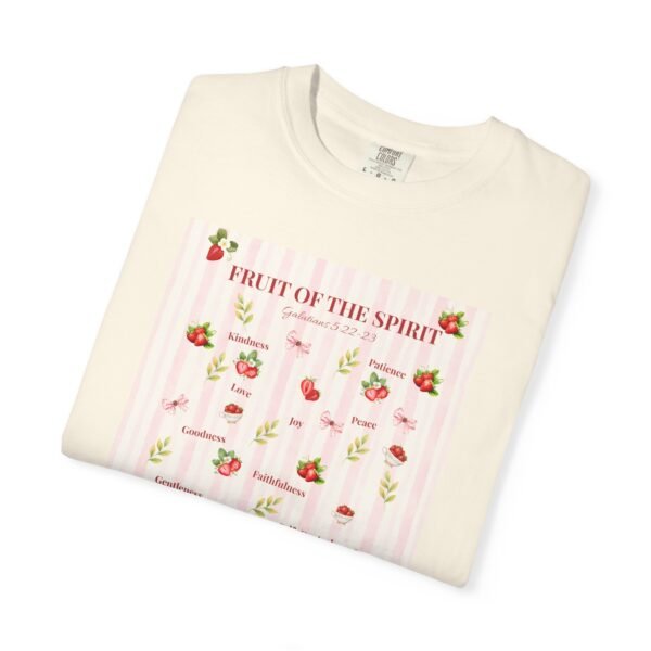 1610672285787638789_2048-1.jpeg Fruit of the Spirit T-Shirt | Christian Scripture Floral Design (Comfort Color)