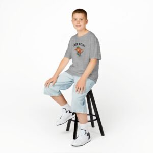Kids Tee — “TIGER READY” Skateboard Tiger Graphic