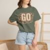 GO Matthew 28:19 Christian T-Shirt | Vintage Faith Shirt | Mission Trip Shirt | Great Commission Tee | Outdoor Christian Graphic Tee | Unisex Gift
