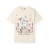 4386542337092930060_2048.jpeg Paz Floral T-Shirt – 'Peace Be With You' Garden Graphic Tee