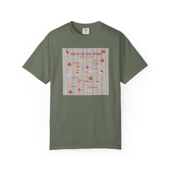 7268993298908629055_2048-1.jpeg Fruit of the Spirit T-Shirt | Christian Scripture Floral Design (Comfort Color)