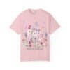 7368122971431239999_2048.jpeg Paz Floral T-Shirt – 'Peace Be With You' Garden Graphic Tee