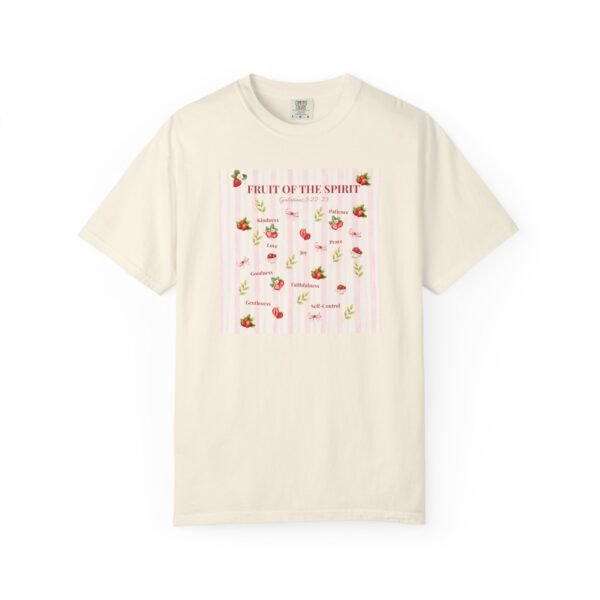9500222403522492593_2048-1.jpeg Fruit of the Spirit T-Shirt | Christian Scripture Floral Design (Comfort Color)