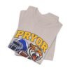 Pryor Tigers Football Tee — Vintage Helmet & Tiger Mascot