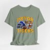 Pryor Tigers Football Tee — Vintage Helmet & Tiger Mascot