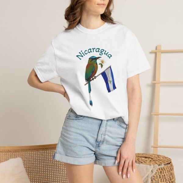 2050967443481051150_2048.jpeg Nicaraguan Motmot Bird Nicaragua Flag T-shirt | Travel Tee, Central America
