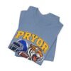 Pryor Tigers Football Tee — Vintage Helmet & Tiger Mascot