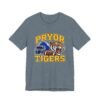 Pryor Tigers Football Tee — Vintage Helmet & Tiger Mascot