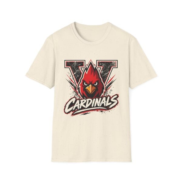 2427425086113857116_2048.jpeg Cardinals School Spirit Shirt, Cardinal Mascot T-Shirt, Red Black Team Spirit Tee, Game Day Shirt, School Mascot Graphic Tee, Cardinal Pride
